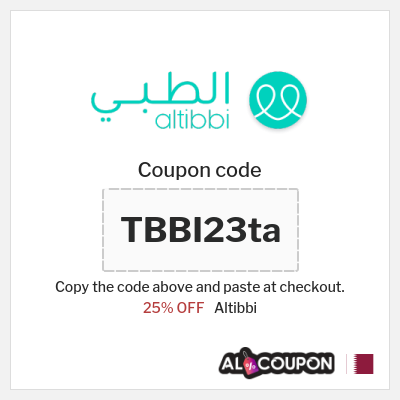 Coupon for Altibbi (TBBI23ta) 25% OFF