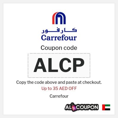 Coupon for Carrefour (ALCP) Up to 35 AED OFF