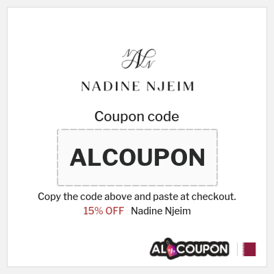 Coupon discount code for Nadine Njeim 15% OFF