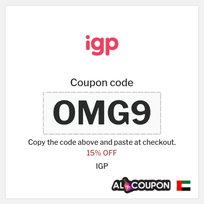 Coupon discount code for IGP 15% OFF