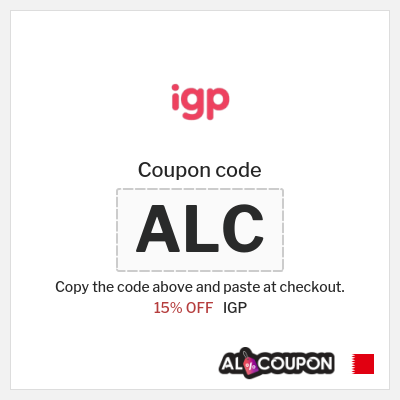 Coupon discount code for IGP 15% OFF