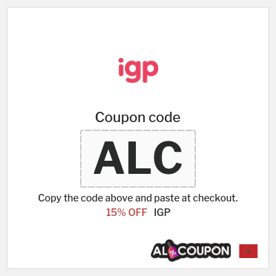 Coupon discount code for IGP 15% OFF