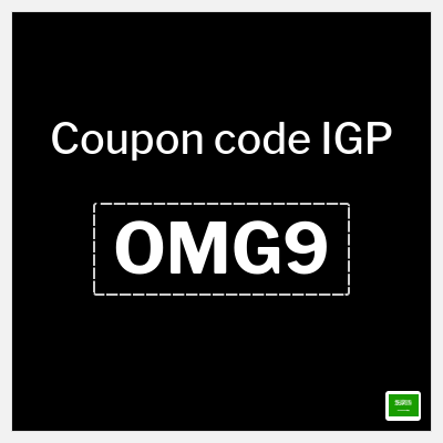 Coupon discount code for IGP 15% OFF