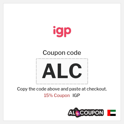 Coupon for IGP (ALC) 15% Coupon