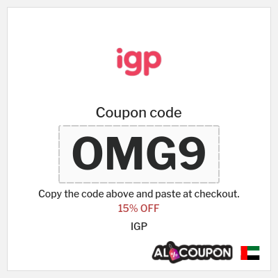 Coupon for IGP (OMG9) 15% OFF