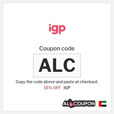 Coupon for IGP (ALC) 15% OFF