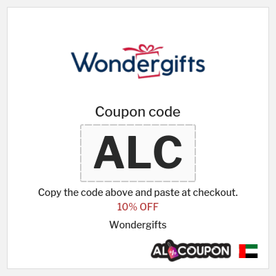 Coupon for Wondergifts (ALC) 10% OFF