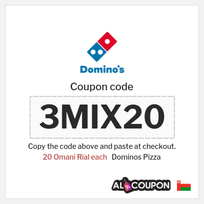 Coupon discount code for Dominos Pizza Free Delivery