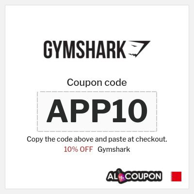 Coupon discount code for Gymshark 10% OFF
