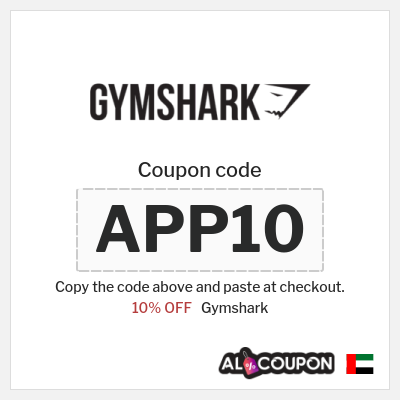 Coupon discount code for Gymshark 10% OFF