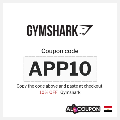 Coupon discount code for Gymshark 10% OFF