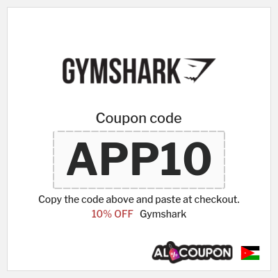 Coupon discount code for Gymshark 10% OFF