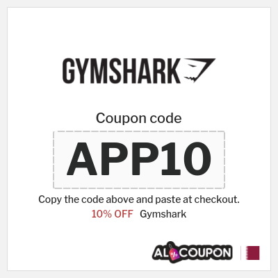 Coupon discount code for Gymshark 10% OFF