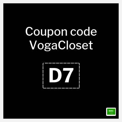 VogaCloset Coupon (D7) VogaCloset First Order Code