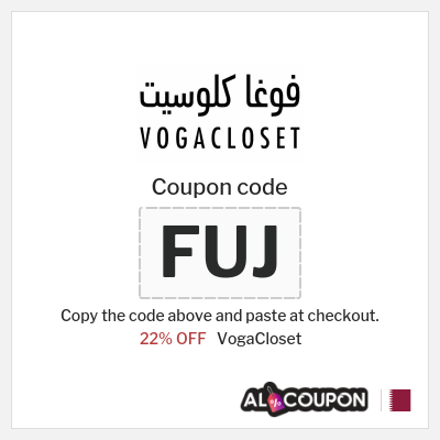 VogaCloset Coupon (FUJ) VogaCloset First Order Code