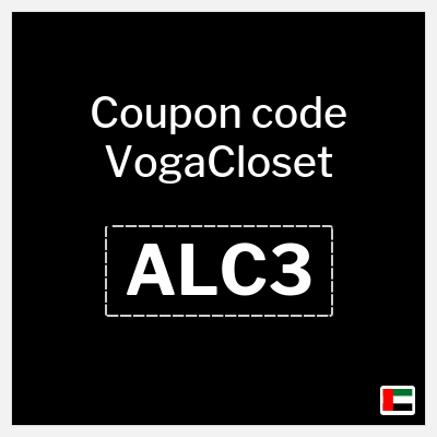 VogaCloset Coupon (ALC3) VogaCloset First Order Code