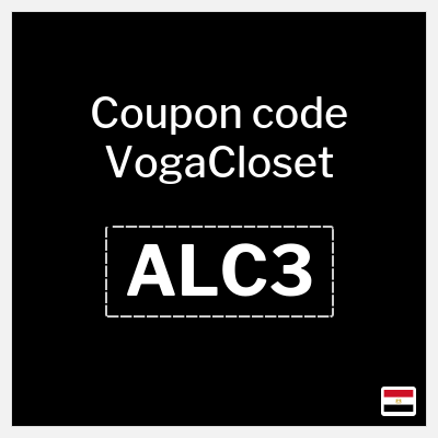 VogaCloset Coupon (ALC3) VogaCloset First Order Code