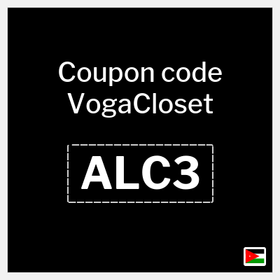 VogaCloset Coupon (ALC3) VogaCloset First Order Code