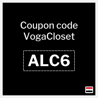 VogaCloset Coupon (ALC6) VogaCloset coupon Egypt 2026