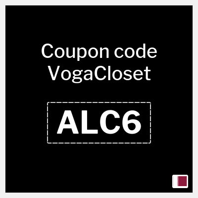VogaCloset Coupon (ALC6) VogaCloset coupon Qatar 2026