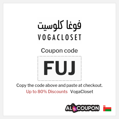VogaCloset Coupon (FUJ) Black Friday Vogacloset Voucher Code Oman