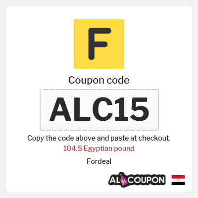 Coupon discount code for Fordeal Up to 501.6 Egyptian pound OFF