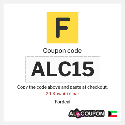 Coupon discount code for Fordeal Up to 10 Kuwaiti dinar OFF