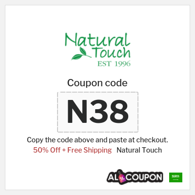 Coupon for Natural Touch (N38) 50% Off + Free Shipping