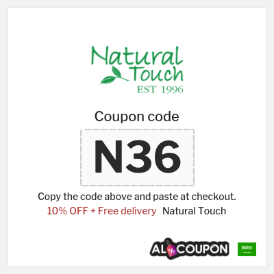 Coupon for Natural Touch (N36) 10% OFF + Free delivery