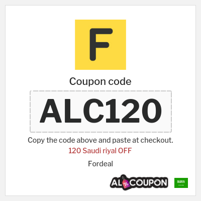 Coupon for Fordeal (ALC120) 120 Saudi riyal OFF