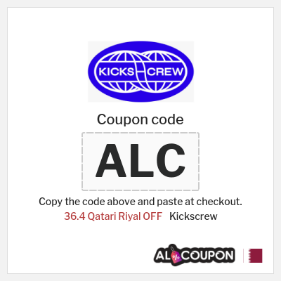 Coupon discount code for Kickscrew 36.4 Qatari Riyal OFF
