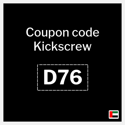 Coupon for Kickscrew (D76) 55.2 Dirham OFF