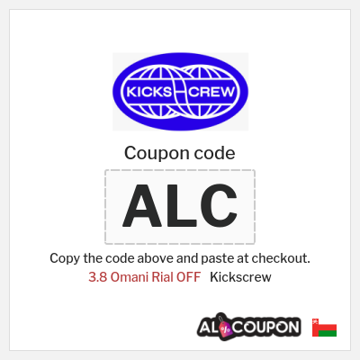 Coupon for Kickscrew (ALC) 3.8 Omani Rial OFF