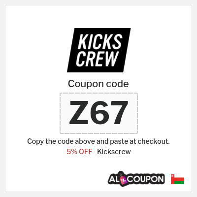 Coupon for Kickscrew (Z67) 5% OFF