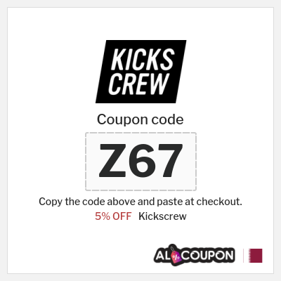 Coupon for Kickscrew (Z67) 5% OFF