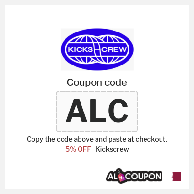 Coupon for Kickscrew (ALC) 5% OFF