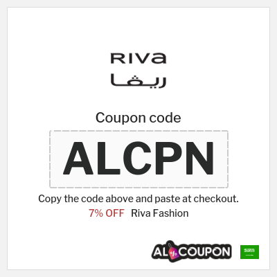 Riva Fashion Coupon (ALCPN) Riva Discount Code 2025