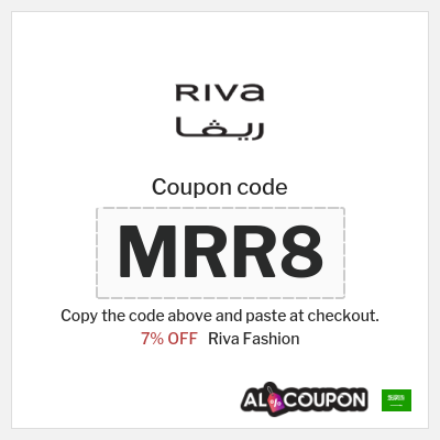 Riva Fashion Coupon (MRR8) Riva Discount Code 2025