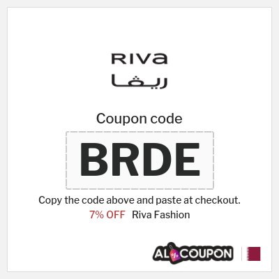 Riva Fashion Coupon (BRDE) Riva Discount Code Qatar