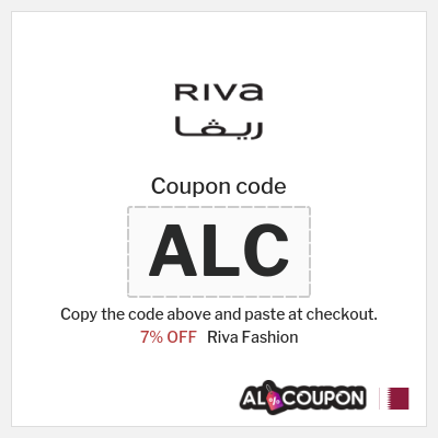 Riva Fashion Coupon (ALC) Riva Discount Code Qatar