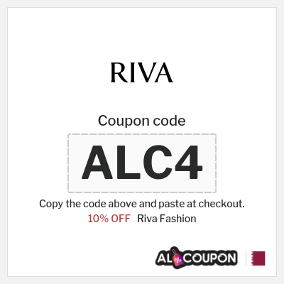 Riva Fashion Coupon (ALC4) Riva Discount Code Qatar