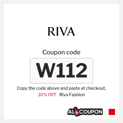Riva Fashion Coupon (W112) Riva Discount Code Bahrain
