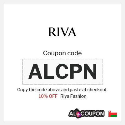Riva Fashion Coupon (ALCPN) Riva Discount Code Oman