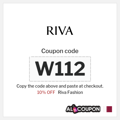 Riva Fashion Coupon (W112) Riva Discount Code Qatar