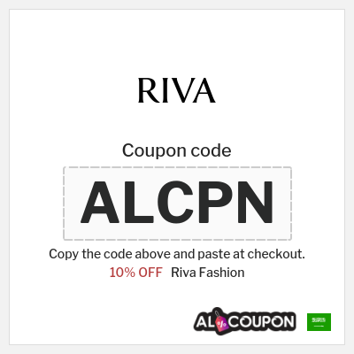 Riva Fashion Coupon (ALCPN) Riva Discount Code KSA