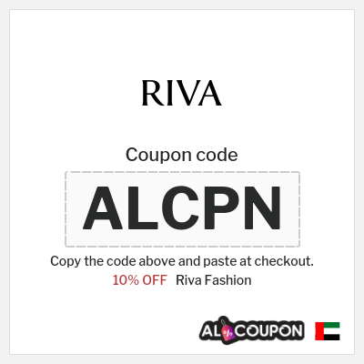 Riva Fashion Coupon (ALCPN) Riva Discount Code UAE