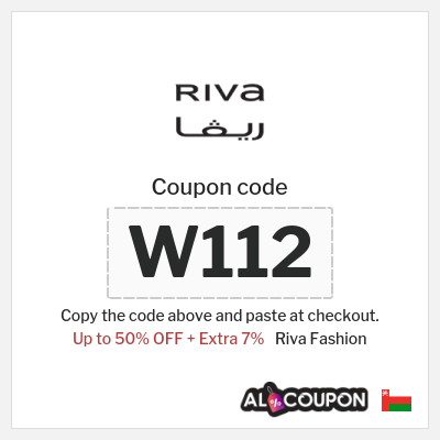 Riva Fashion Coupon (W112) Riva Fashion Offers Up to 50% OFF