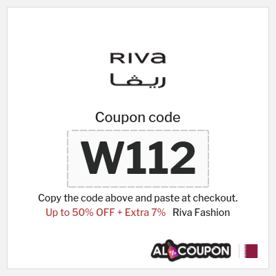 Riva Fashion Coupon (W112) Ramadan Riva Fashion Promo Code 2026
