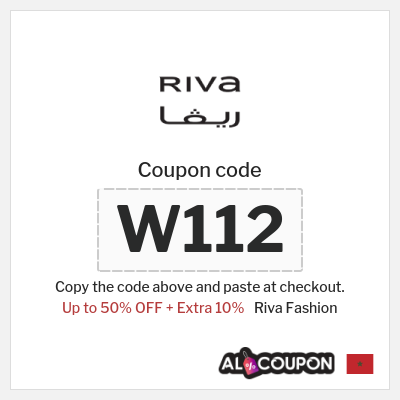 Riva Fashion Coupon (W112) Riva Fashion Eid Promo Code 2026