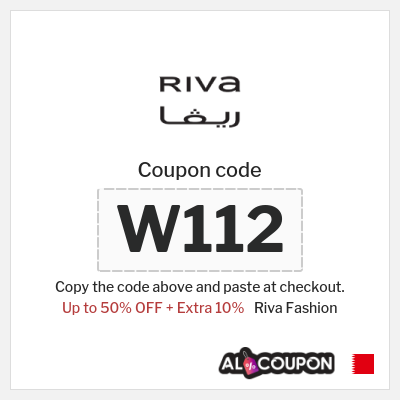 Riva Fashion Coupon (W112) Riva Fashion Eid Promo Code 2026